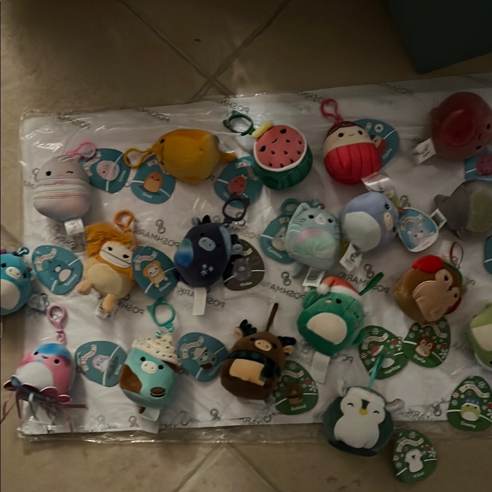 Squishmallows Clip-Ons Unlisted Bundle
